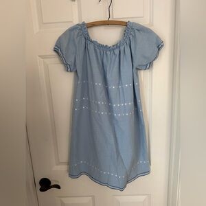 LOVE RICHE Chambray Dress with Detail